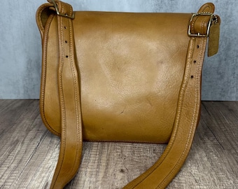 Vintage Coach Small (baby) Courier Pouch 9505 Saddle Leather
