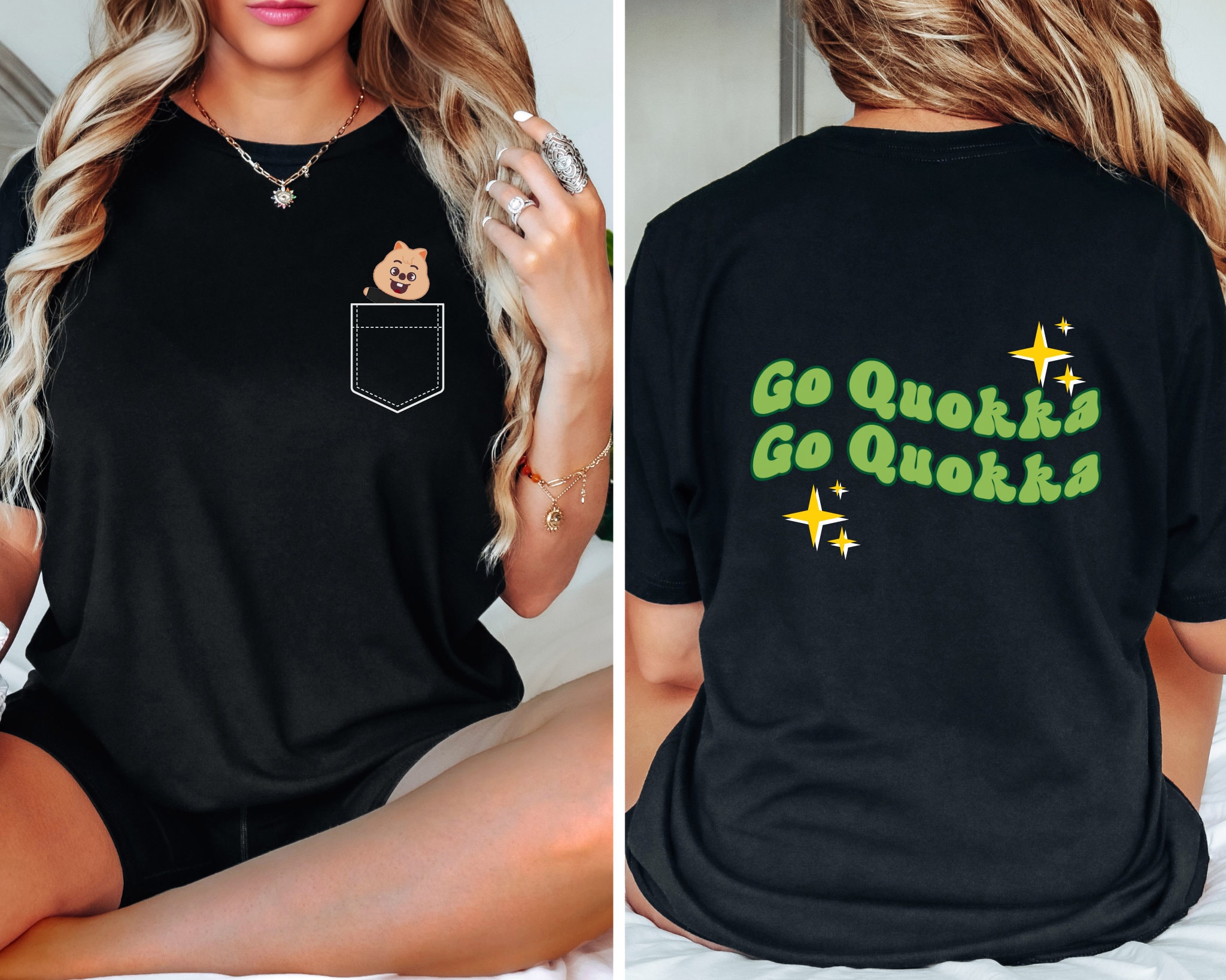 Stray Kids Han Go Quokka Pocket Shirt, Skzoo Quokka, Kpop