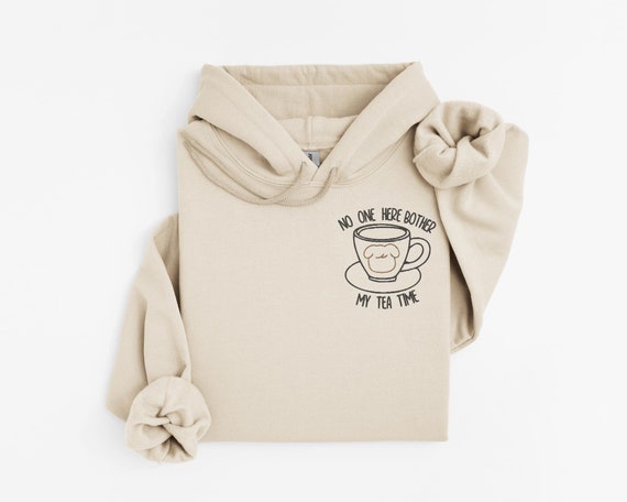 Embroidered Seungmin's Tea Time, PuppyM Hoodie, Don't Bother My Tea Time, Kim Seungmin, Stray Kids Hoodie, Stray Kids Merch, SKZoo, SKZ