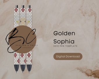 Szablon długopisu Golden Sophia SS10
