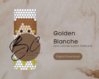 Golden Blanche SS10 Lighter Sleeve Template