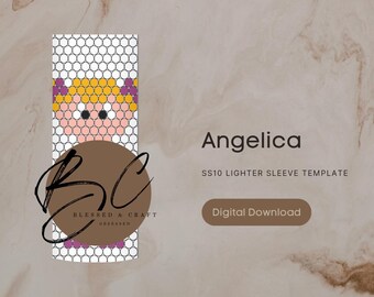 Angelica SS10 Lighter Sleeve Template