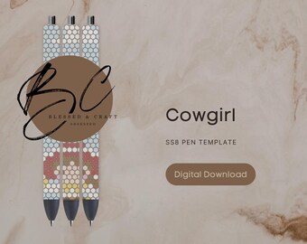Cowgirl SS8 Pen Template