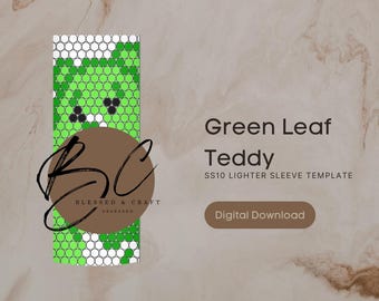 Szablon na rękaw zapalniczki Green Leaf Teddy SS10