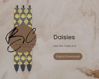 Szablon długopisu Daisies SS8