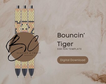 Szablon długopisu Bouncin' Tiger SS8
