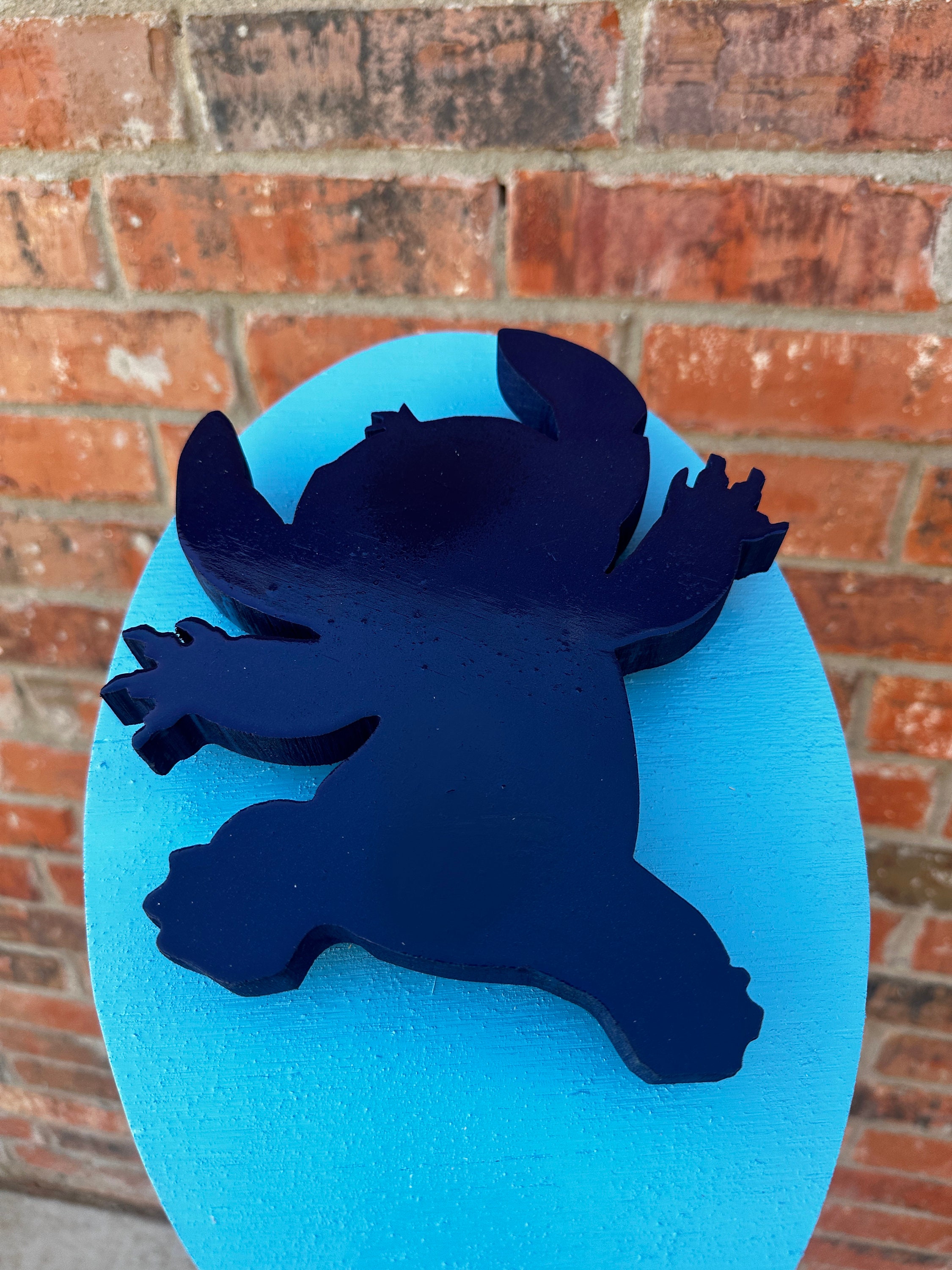 Stitch Light up Wall Art Night Light Etsy