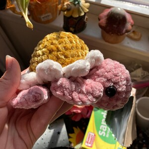 crochet daisy turtle