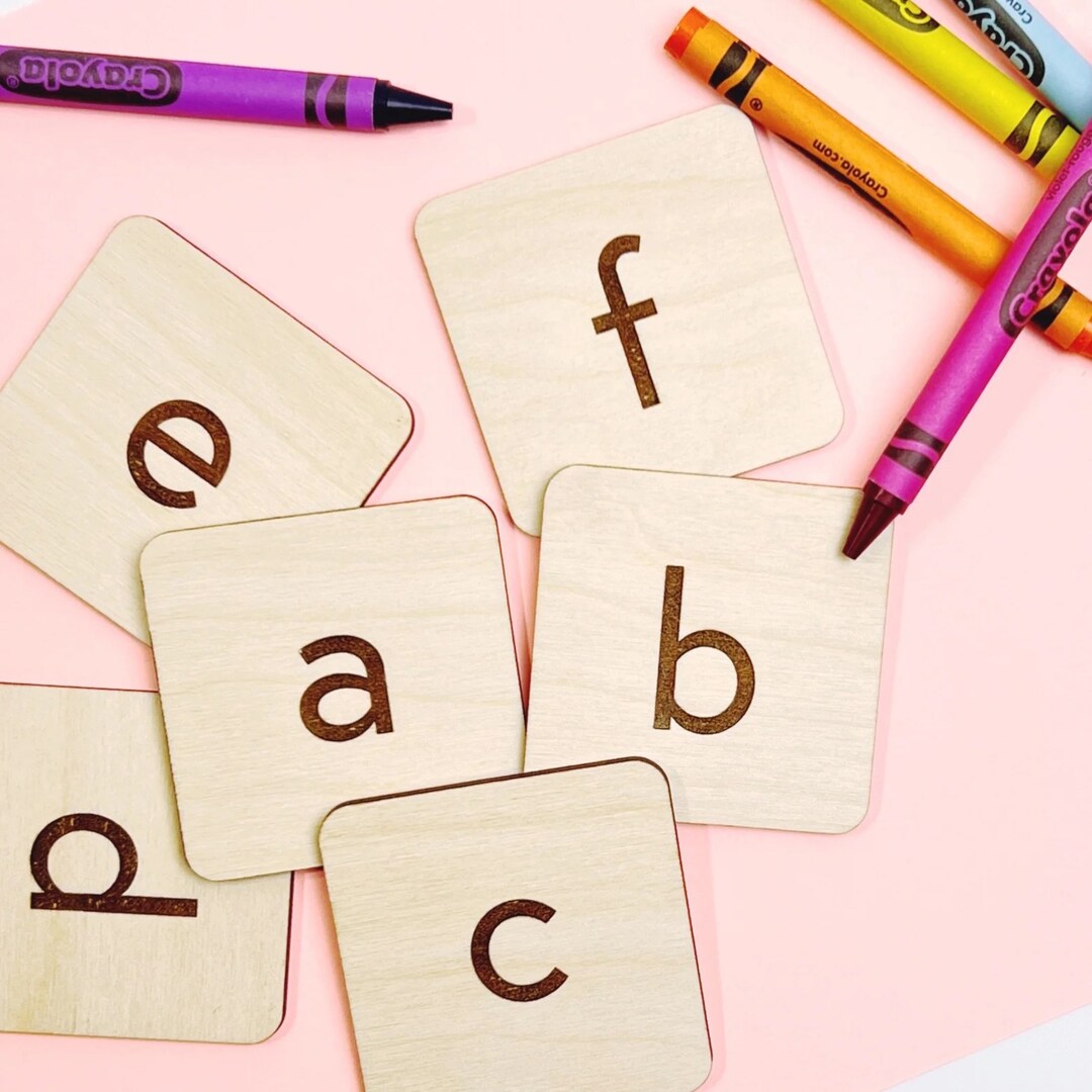 Alphabet Flashcards for Kids Montessori Alphabet Wooden Flashcard