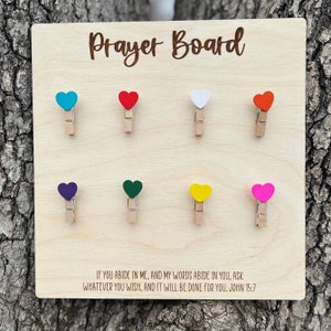 Prayer Board for Kids Prayer Board Custom Prayer Board for Family Prayer Board for Christians Prayer Board Christian Wall Art
