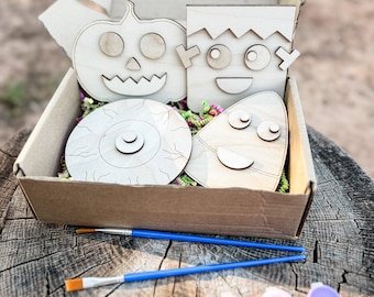 Kid's Halloween Craft Kit for Kids for Halloween Paint Kit for Kids DIY Halloween Paint kit