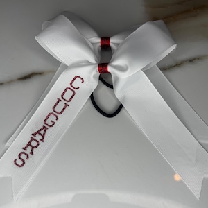 Collegiate Style Cheer Bow