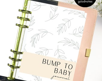 Digital Pregnancy Diary | Pregnancy Journal | Printable Maternity Planner | Bump to Baby Journal | For New Mom | New Mom Gift | Mom to Be