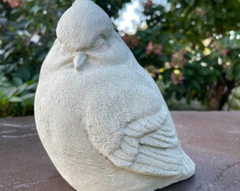 Concrete Cardinal Decor For Garden Gifts 8&quot; Housewarming Gift Outdoor Decoration, Decorative Sculpture Art, Yard Bird Cement Statue,