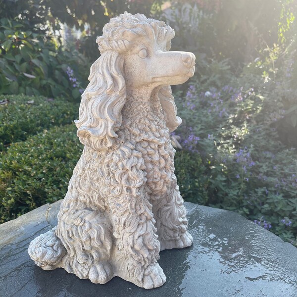 Poodle Statue Etsy