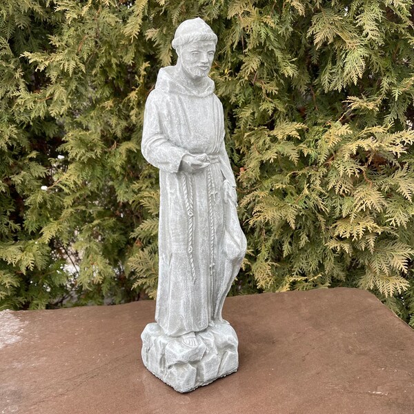 St. Francis of Assisi Statue for Garden Etsy