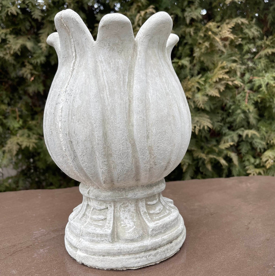 Replacement Concrete Fountain Top Large Outdoor Cement Garden 10.5