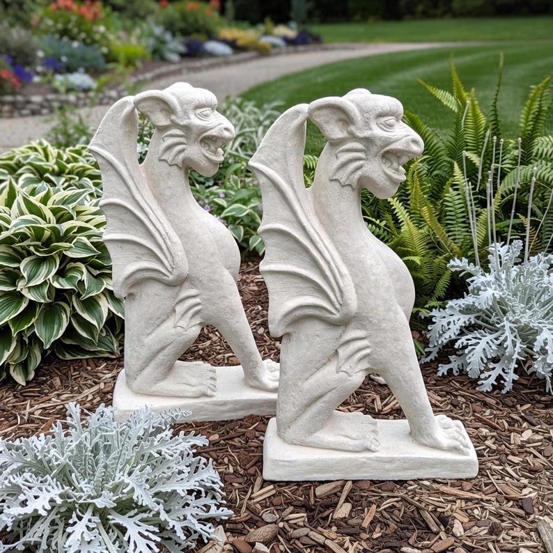 NationalStatuary Griffin Garden Statue - Thumbnail 5