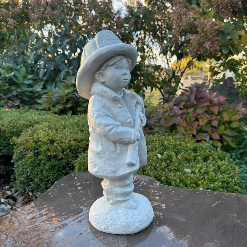 NationalStatuary Firefighter Garden Statue