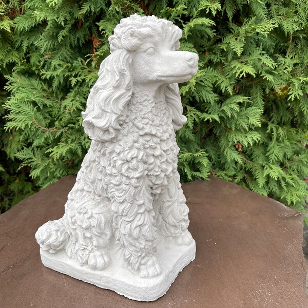 Poodle Figurine Etsy