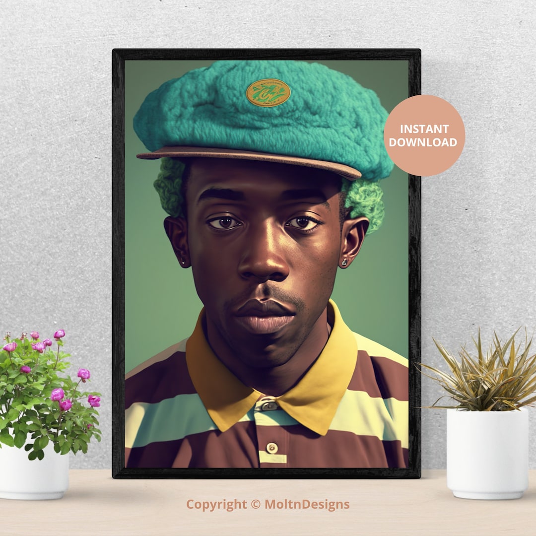 Tyler the Creator Poster Tyler Portrait Tyler Print Tyler Etsy