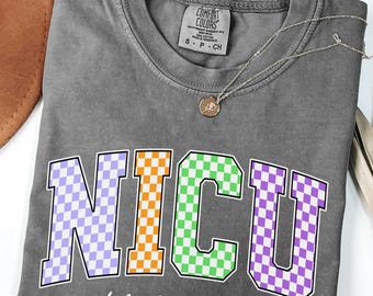 Comfort Colors NICU Halloween Shirt, Neonatal Nurse Tee, Pediatric Nurse Tee, Nicu Nursing Student
