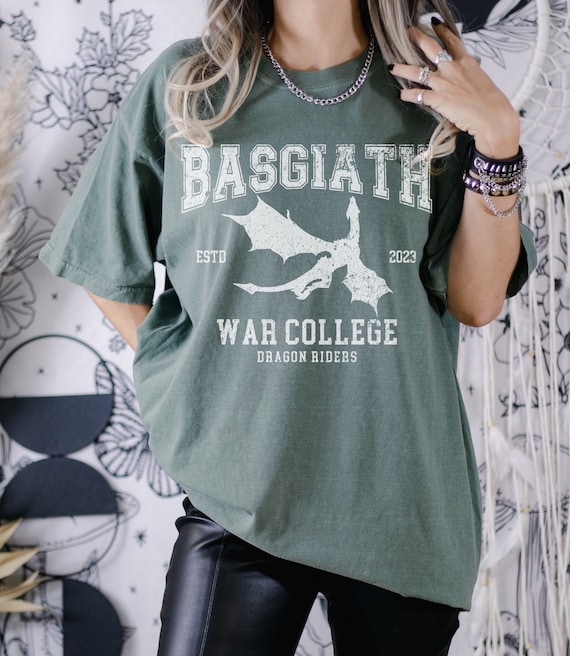 Basgiath War College Comfort Colors Bookish Shirt, Fourth Wing Reader, Dragon Riders, Rider Quadrant, Violet Sorrengail Xaden Riorson Tshirt