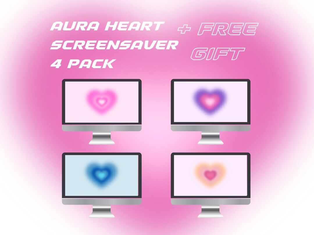 Aura Heart Desktop / Screensaver Pack Etsy