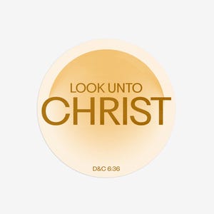 2025 Youth Theme &quot;Look Unto Christ&quot; Sticker