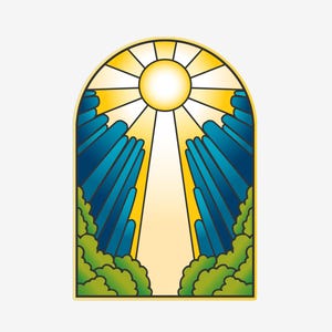 2025 Youth Theme &quot;Look Unto Christ&quot; Sticker