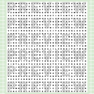Algebra Key Words / Math Key Words Word Search Classroom Poster Wall Decor