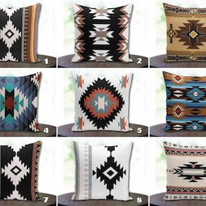 Kussenhoes: tribal Navajo-ontwerp - zachte katoenmix