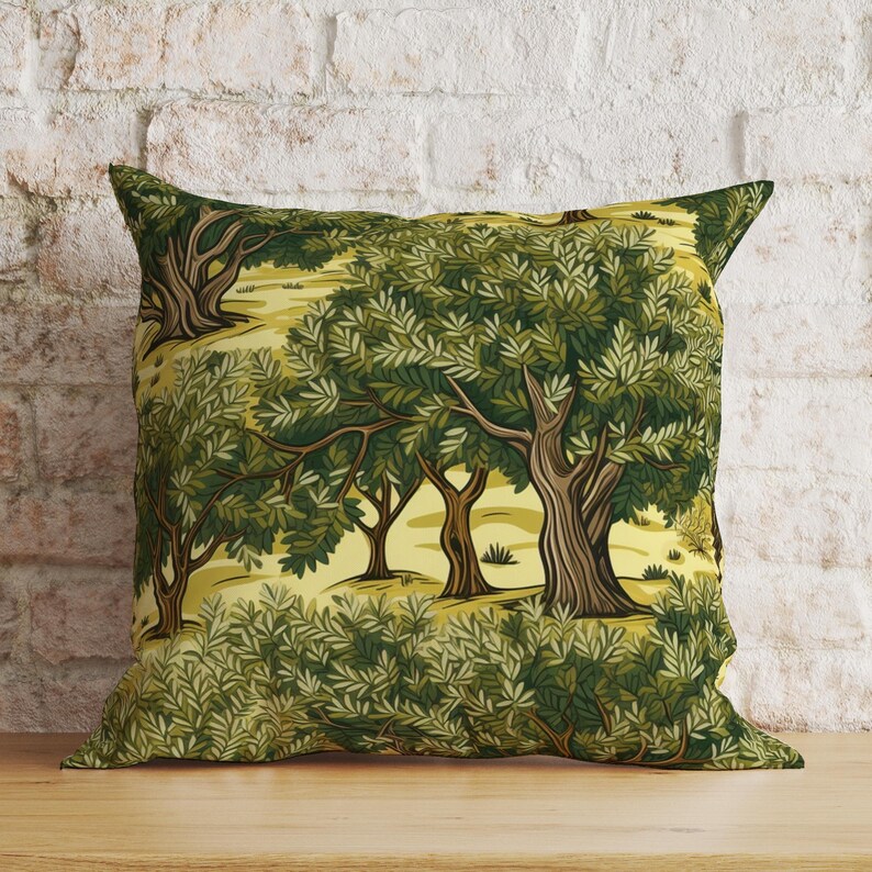 Poszewka na poduszkę: nadruk inspirowany naturą Williama Morrisa – styl secesyjny Pattern #3
