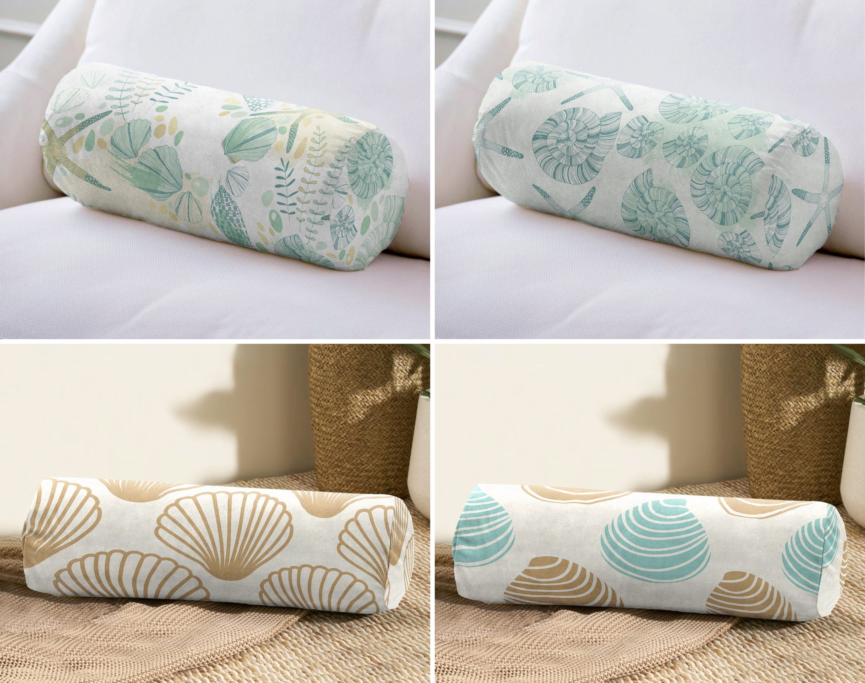 Extra Long Velvet Bolster Pillow With Piping and a Dacron-wrapped