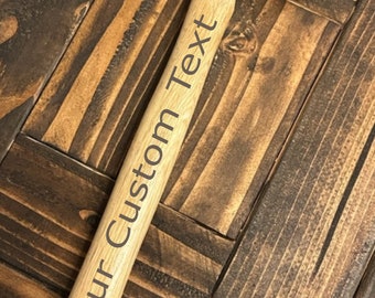 Personalized Wooden Hammer; Custom Wood Handled Hammer; Gift for Family Member: Hammer with Custom Name or Quote; Birthday Gift for Him