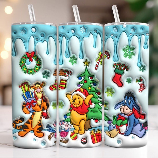 3D Weihnachtsbecher Wrap Png 3D Becher Design, Weihnachtskaffee Sublimation,3D Weihnachtsbecher Png,Cozy Vibes,Cartoon Weihnachten