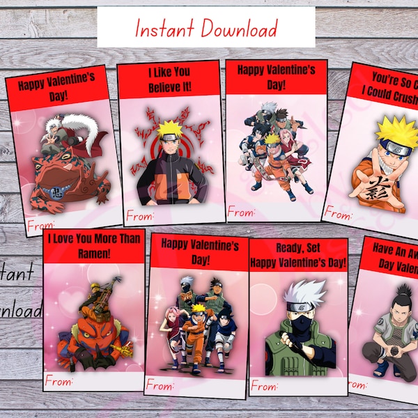 Naruto Valentine - Etsy