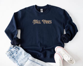 Retro Fall Vibes Sweatshirt, Cozy Fall Sweater, Fall Shirt, Lovely Fall, Cute Fall Vibes, Women Fall Gift, Cozy Girl