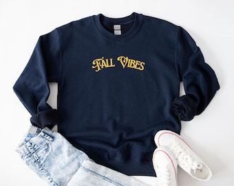 Retro Fall Vibes Sweatshirt, Cozy Fall Sweater, Fall Shirt, Lovely Fall, Cute Fall Vibes, Women Fall Gift, Cozy Girl