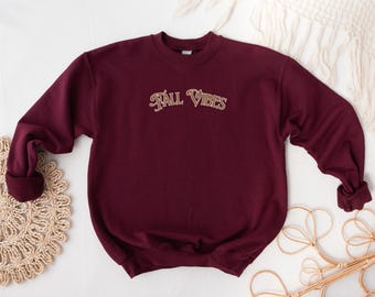 Retro Fall Vibes Sweatshirt, Cozy Fall Sweater, Fall Shirt, Lovely Fall, Cute Fall Vibes, Women Fall Gift, Cozy Girl