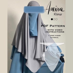 Sewing Pattern Khimar AMINA