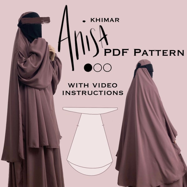 Sewing Pattern Khimar ANISA