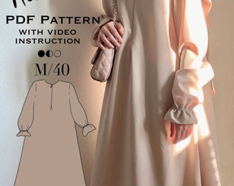 Sewing pattern Abaya KAREEMA M/40