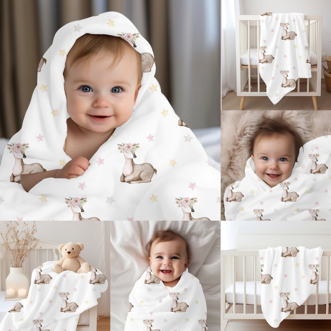 9 Baby Blanket Mock up Bundle Nursery Mockup Bundle Baby Etsy