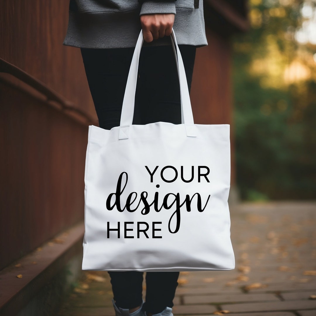 Canvas Tote Bag Mockup Shopping Bag Mockup Printify Tote - Etsy