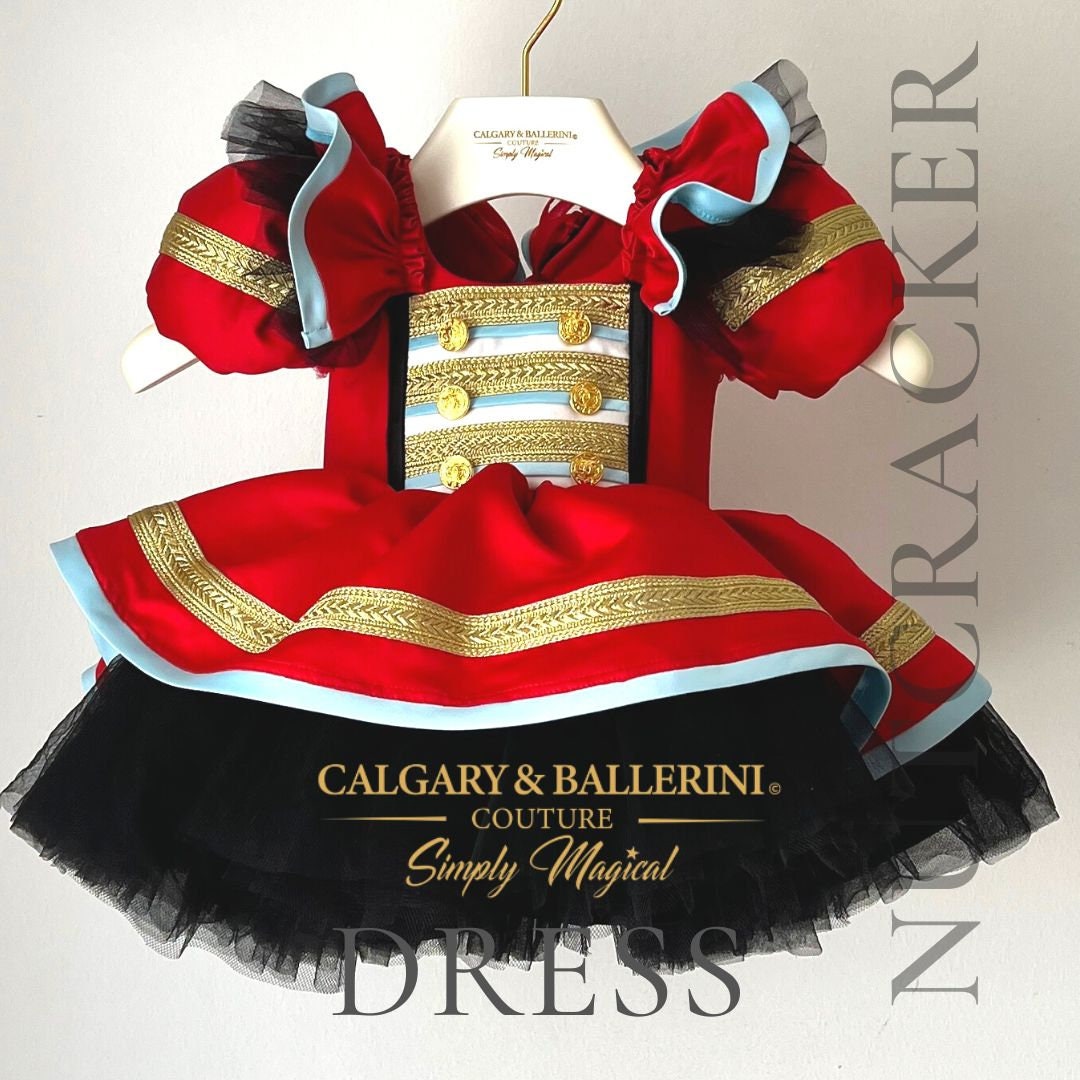 Nutcracker Christmas Dress/girls Christmas Dress/christmas Outfit, Nutcracker Toddler Girls