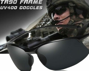 Military Tactical Sun Glasses Sunglasses Polarized Anti UV Eyewear Goggles Men