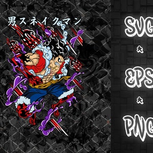 Exclusive Luffy Gear 5 Premium Png Eps Svg Files for 