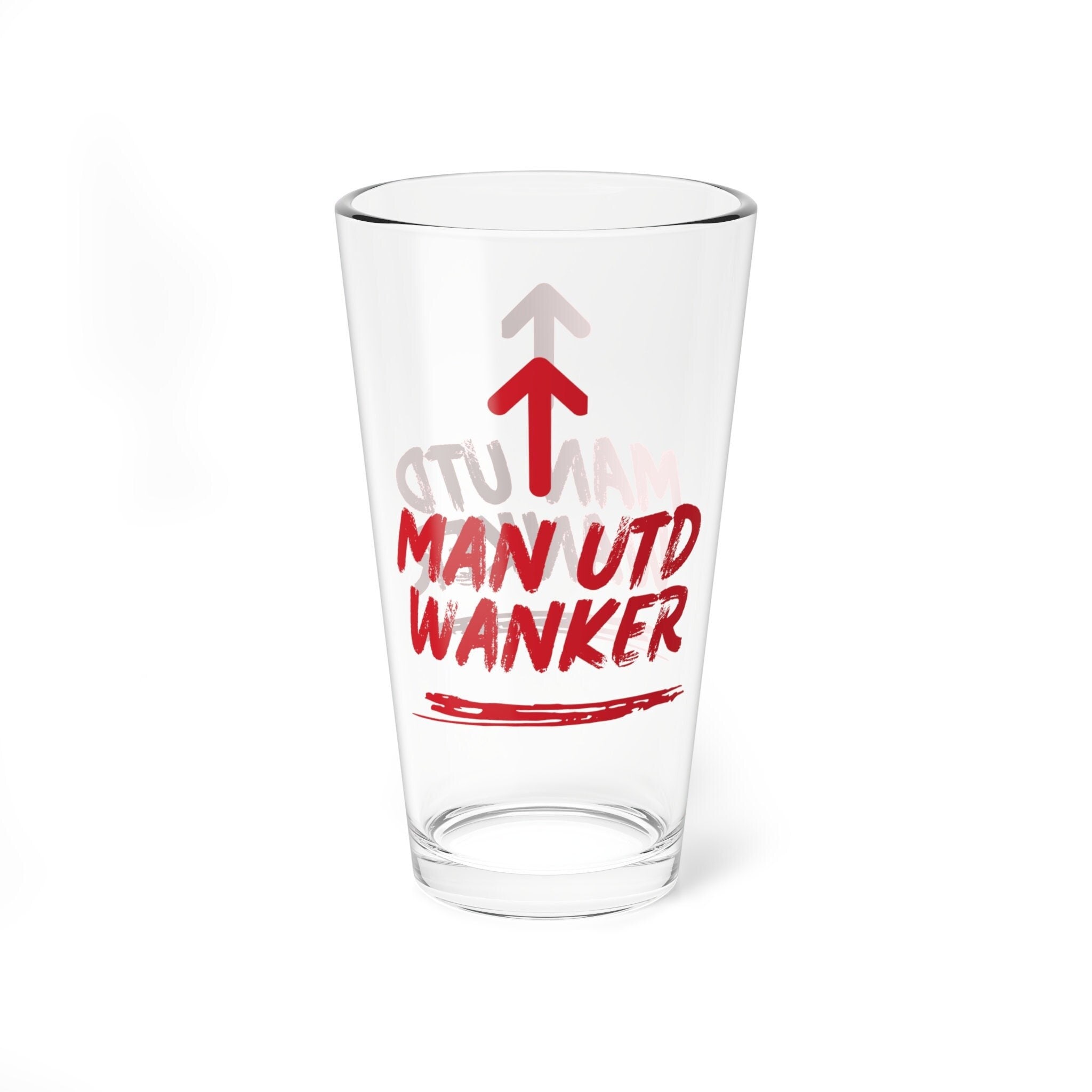 Man Utd Pint Glass - Etsy