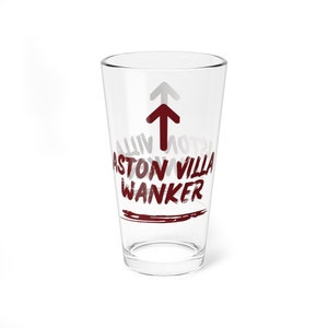 Aston Villa Glass - Unique AVFC Fan Gift